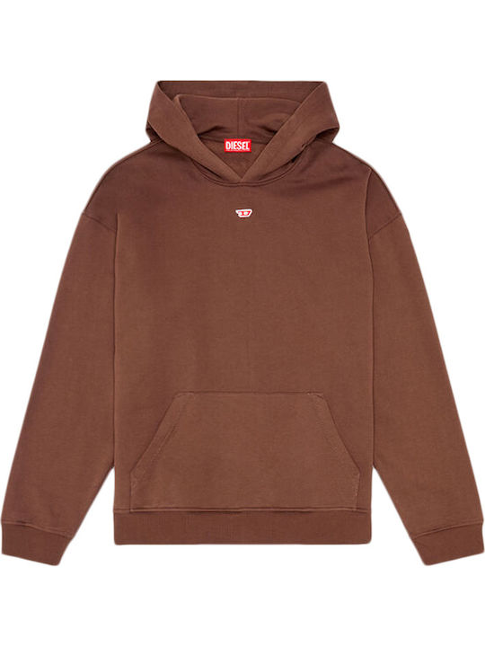 Sweatshirt with Hood Brown