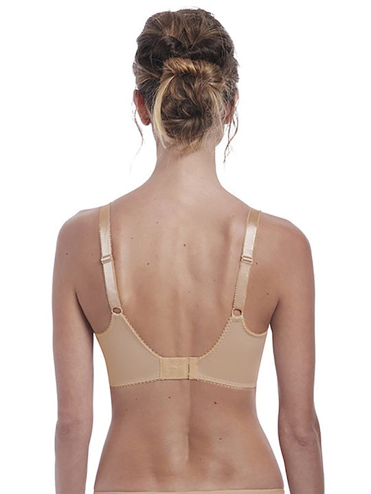 Fantasie Balconnet Bra "Leona" with Underwire and Lace (G, H Cup)-FL2682NAE Beige