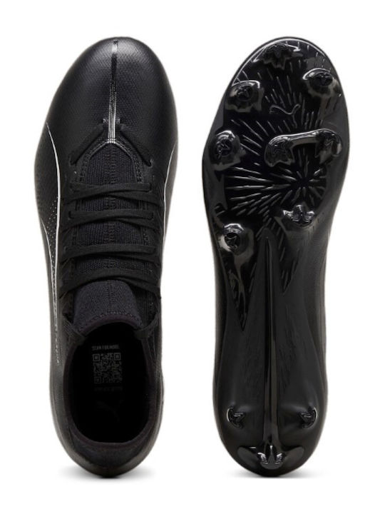 PUMA Ultra 5 Play+ Fußballschuhe mit Stollen Schwarz