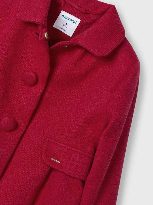 Kids' Coat Long Cherry