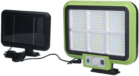 Lampă Solară 50W Verde cu Senzor de Mișcare și Telecomandă IP65