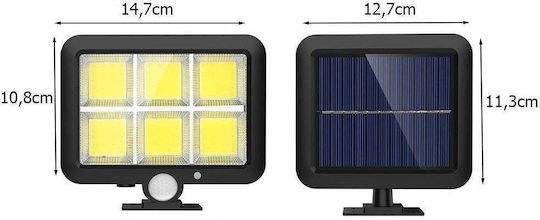 Set 3 Lămpi Solare 30W cu Senzor de Mișcare și Fotocelulă IP67 10.8bucx14.7buccm