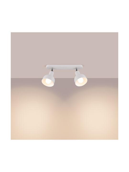 Sollux Single LED Natural White Spot in White Color