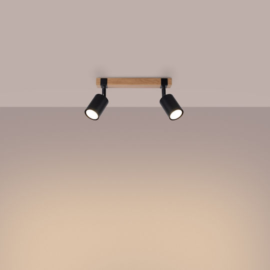 Sollux Einzel Spot in Schwarz Farbe