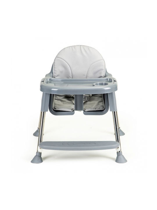 Ecotoys Upholstery Καρεκλάκι Φαγητού 2 in 1 με Ρυθμιζόμενο Ύψος Μπεζ