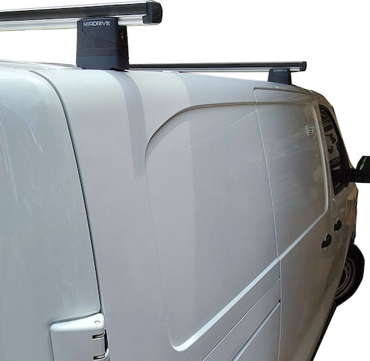 Nordrive Μπάρες Οροφής Αλουμινίου για Citroen Jumpy 2016+ (Σετ με πόδια)