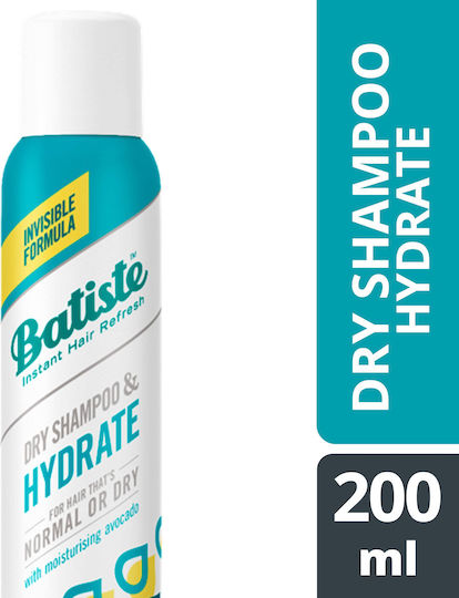 Batiste Hydrate Dry Shampoos Hydration for Normal Hair 200ml