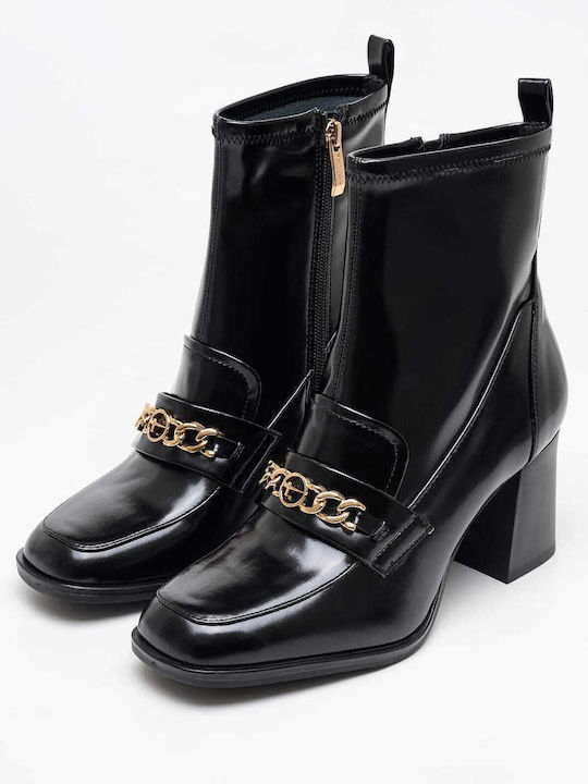 Stiefeletten Damen Schwarz
