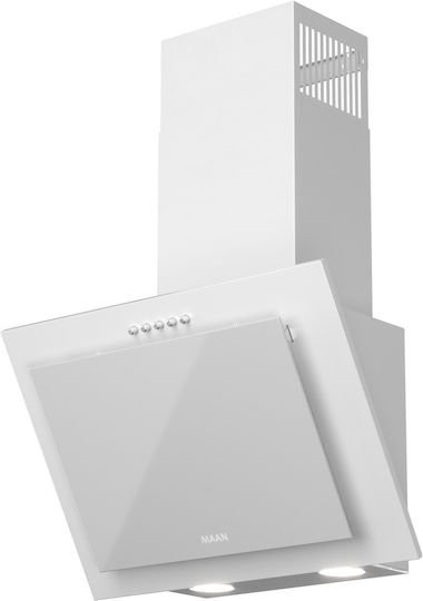 Maan Hood 50 Șemineu Hotă 50cm Alb