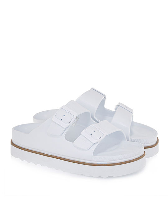 Ateneo Women's Flip Flops White