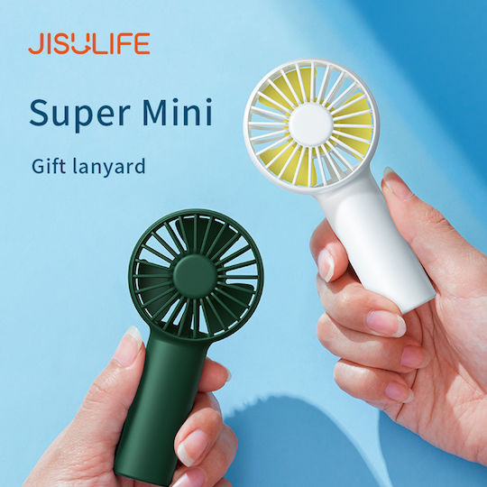 Jisulife Luxury Portable Mini Fan Life1 Fa20 Rechargeable Usb-c 3 Wind Speeds 2000mah Pink