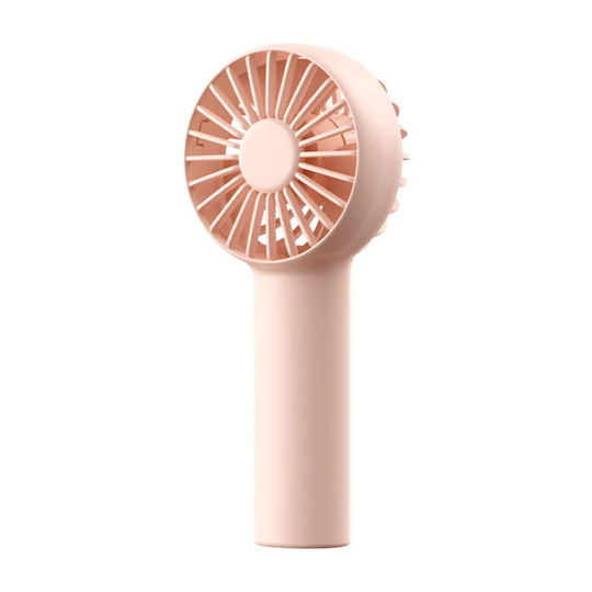 Jisulife Luxury Portable Mini Fan Life1 Fa20 Rechargeable Usb-c 3 Wind Speeds 2000mah Pink