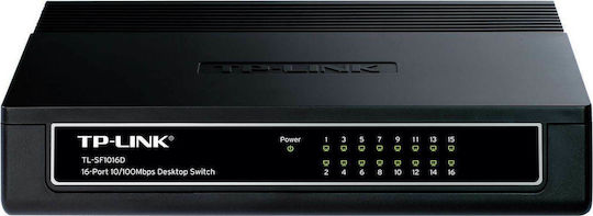 TP-LINK TL-SF1016D Unmanaged L2 Switch with 16 Ethernet Ports