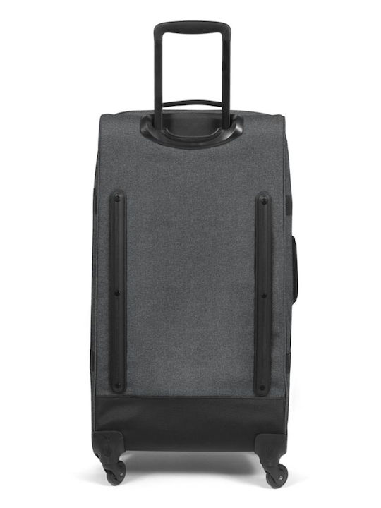 Eastpak Trans4 L Large Fabric Suitcase Dark Blue with 4 Wheels Height 75cm