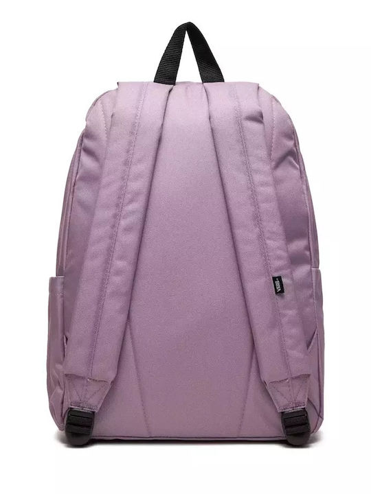 Vans Skool Classic Ghiozdan Școlar De Spate Școala Gimnazială- Liceu Violet cu Husă pentru Sticlă de Apă 22 Litri