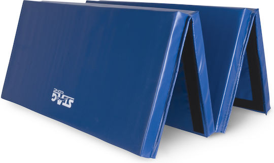 Stag Foldable Exercise Mat Yoga Blue (200x100x6cm)