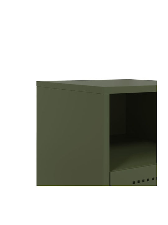 Κομοδίνα Μεταλλικά Πράσινα 2τμχ 36x39x60.5cm