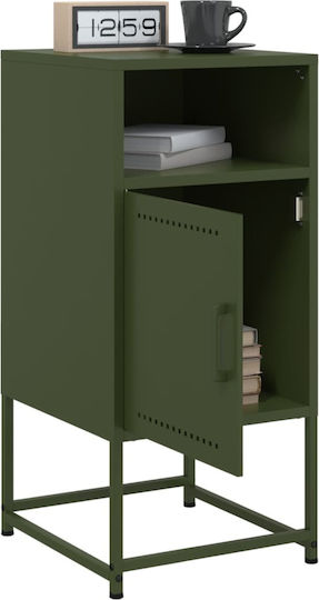 Κομοδίνα Μεταλλικά Πράσινα 2τμχ 36x39x78cm