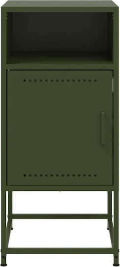 Κομοδίνα Μεταλλικά Πράσινα 2τμχ 36x39x78cm