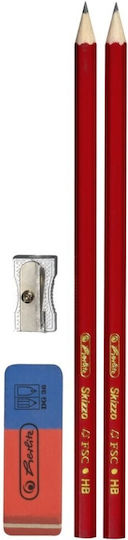 Herlitz Bleistift HB Rot