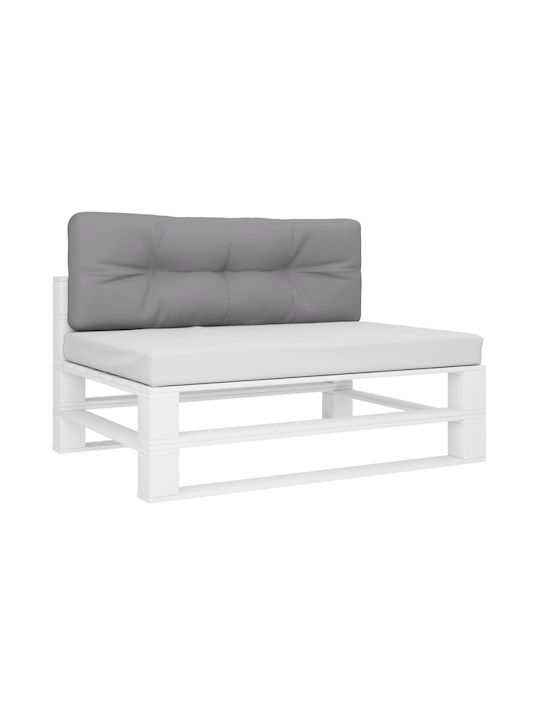 vidaXL Pallet Bench Cushion Grey 40x120cm.