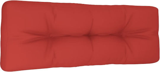 vidaXL Bench Cushion for Pallet Red 40x120 cm