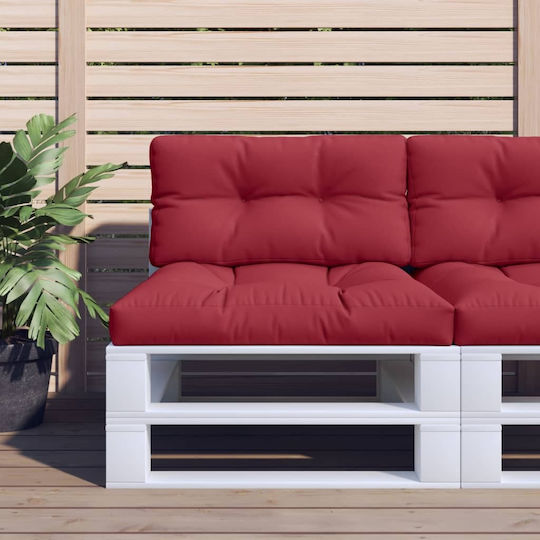 vidaXL Pernă Waterproof Pentru Bancă Perne Pentru Scaune De Grădină Burgundy Roșie 40x80cm