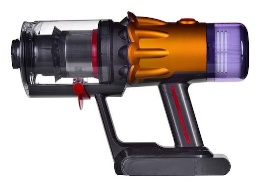 Dyson V12 Detect Slim Absolute (2022) Επαναφορτιζόμενη Σκούπα Stick 25.2V Yellow/Iron/Nickel