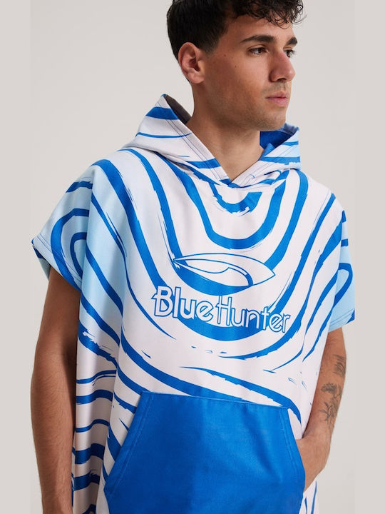 Blue Hunter Plajă Poncho Albastru