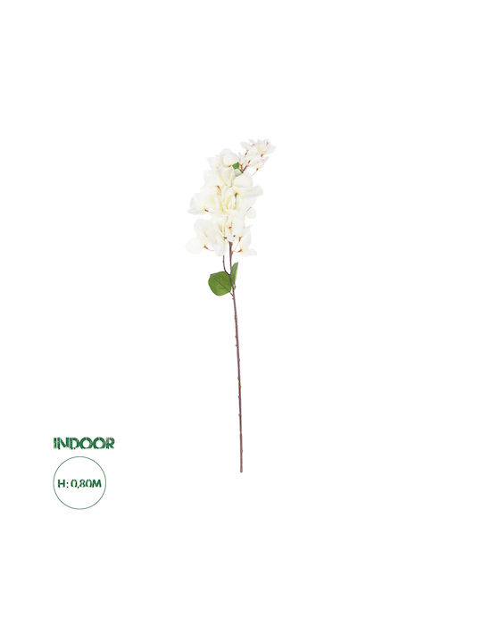Künstliche Weiße Blume 80cm in Box GloboStar