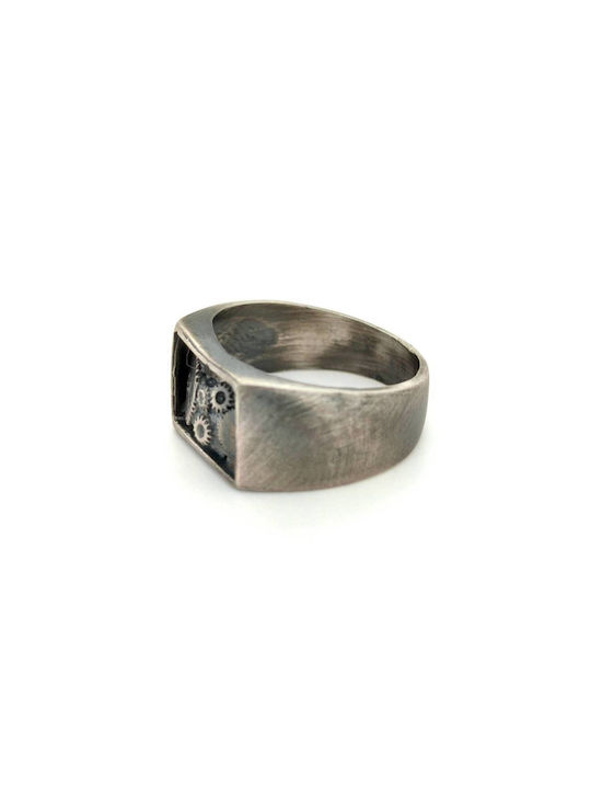 Drandakis Men's Silver Ring