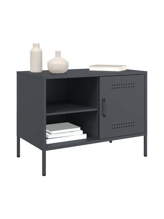 Metal TV Stand Anthracite M68xD39xH50.5cm