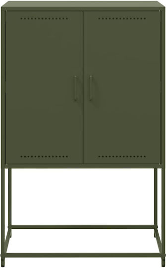 Metal TV Stand Green M68.5xD39xH60.5cm