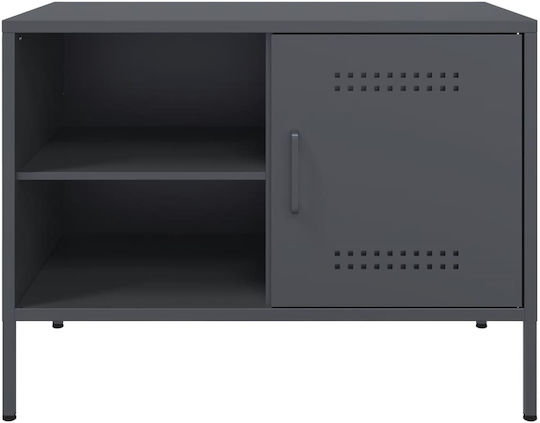 Stand TV Metalic Antracit L68xA39xÎ50.5cm