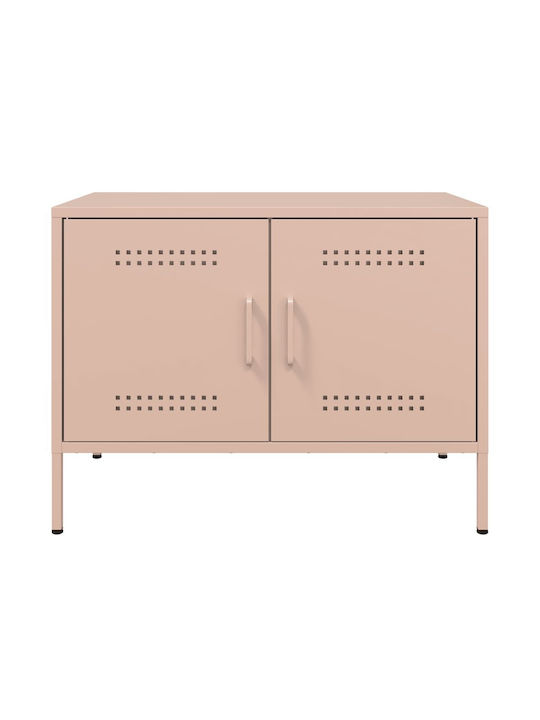 Έπιπλο Τηλεόρασης Μεταλλικό Ροζ Μ68xΠ39xΥ50.5cm