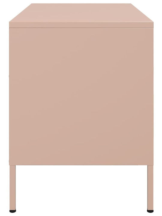 Έπιπλο Τηλεόρασης Μεταλλικό Ροζ Μ68xΠ39xΥ50.5cm