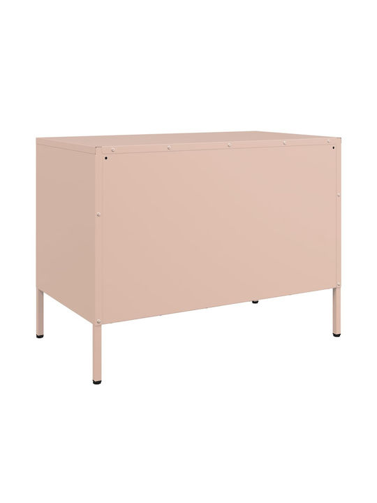 Έπιπλο Τηλεόρασης Μεταλλικό Ροζ Μ68xΠ39xΥ50.5cm