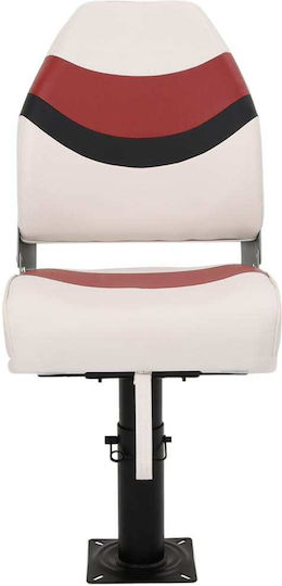 Boat Seat Set of 2 Pieces High Back Folding 3284319