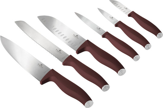 Berlinger Haus Collection Knife Set Made of Stainless Steel 6 Pieces