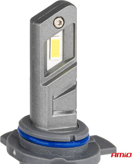 AMiO Λάμπες Αυτοκινήτου X5 Winger HIR2-9012 Canbus LED 6000K Ψυχρό Λευκό 12V 50W 2τμχ