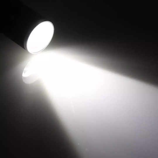 Rechargeable Flashlight LED with Maximum Brightness 200lm White