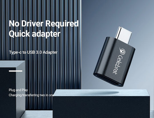 Celebrat Konverter USB-A weiblich zu USB-C männlich 1Stück CA-04
