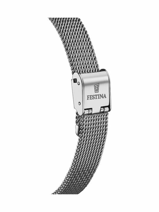 Festina Ceas de Damă cu Argintiu Brățară Metalică