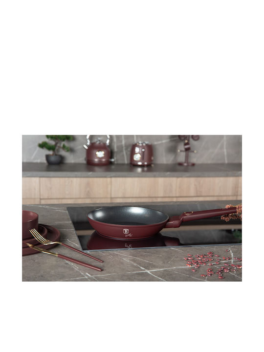 Berlinger Haus Titanpro Leonardo Collection Aluminum Pan with Lid with Non-Stick Interior Coating 24cm