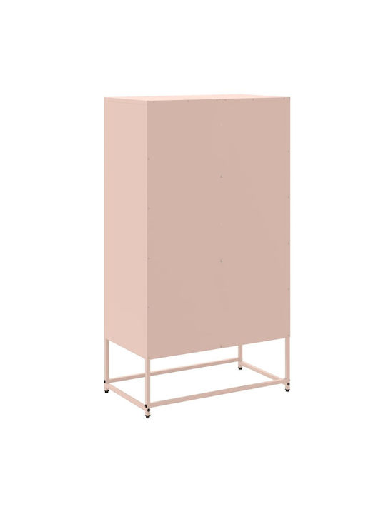 Office Storage Metal Cabinet Pink L68.5xW38.5xH123.5cm