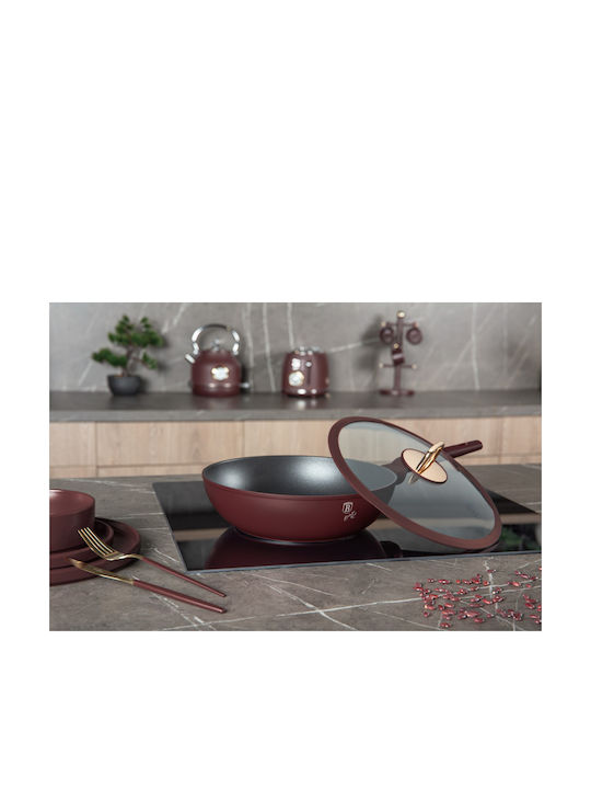 Berlinger Haus Wok With Lid made of Aluminum with Non-Stick Coating 28cm