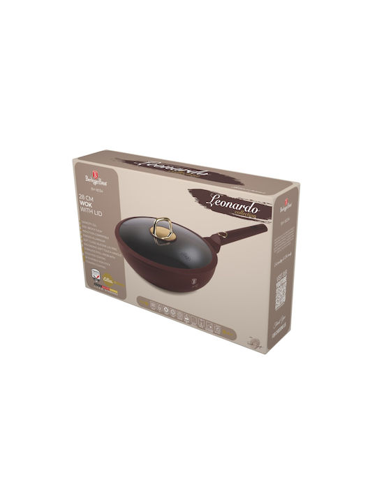 Berlinger Haus Wok With Lid made of Aluminum with Non-Stick Coating 28cm