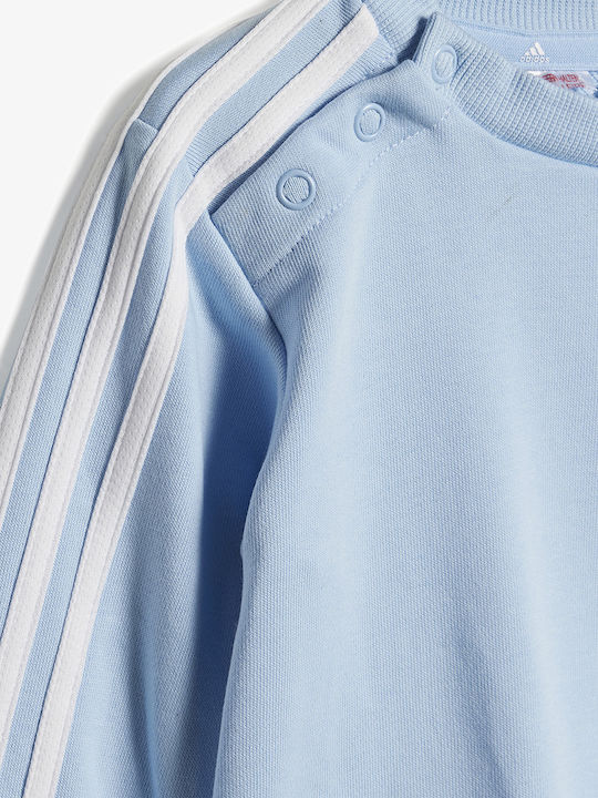 Essentials 3-Stripes Kinder Sweatpants Set Hellblau 3Stücke