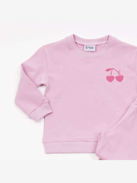 Trax Kids Sweatpants Set Rose