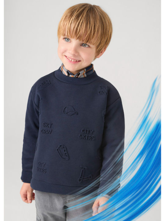 Mayoral Kids Sweatshirt Navy Blue